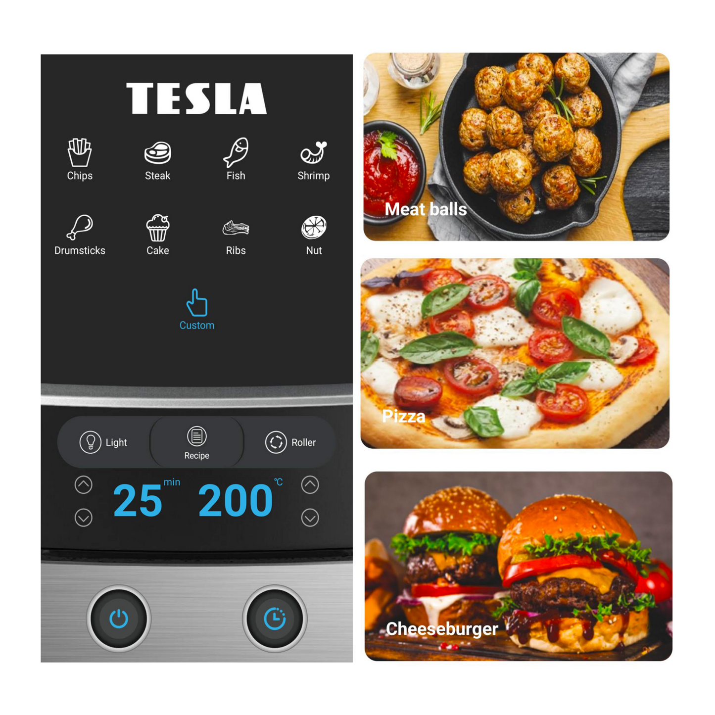 TESLA AIRCOOK & GRILL QG800 WIFI